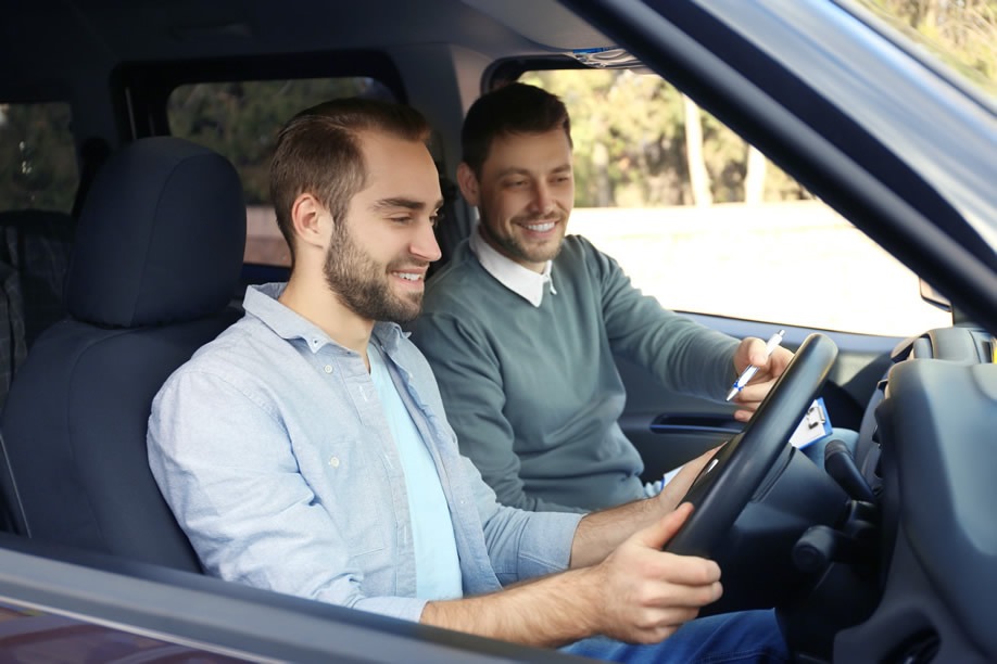 Learner Driver with Driving instructor