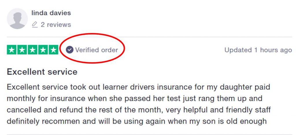 TrustPilot Review From Linda D