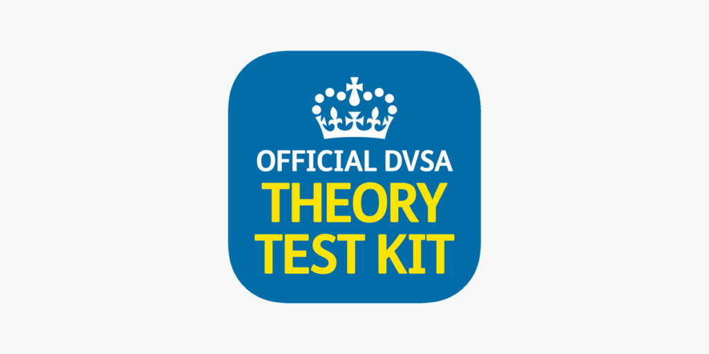 Logo for learner driver app official DVSA Theory test kit 