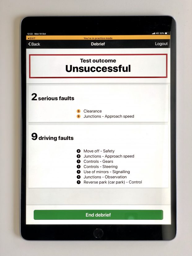 DVSA Driving Test App screenshot