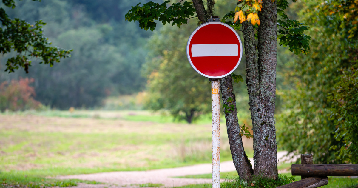 No Entry Sign