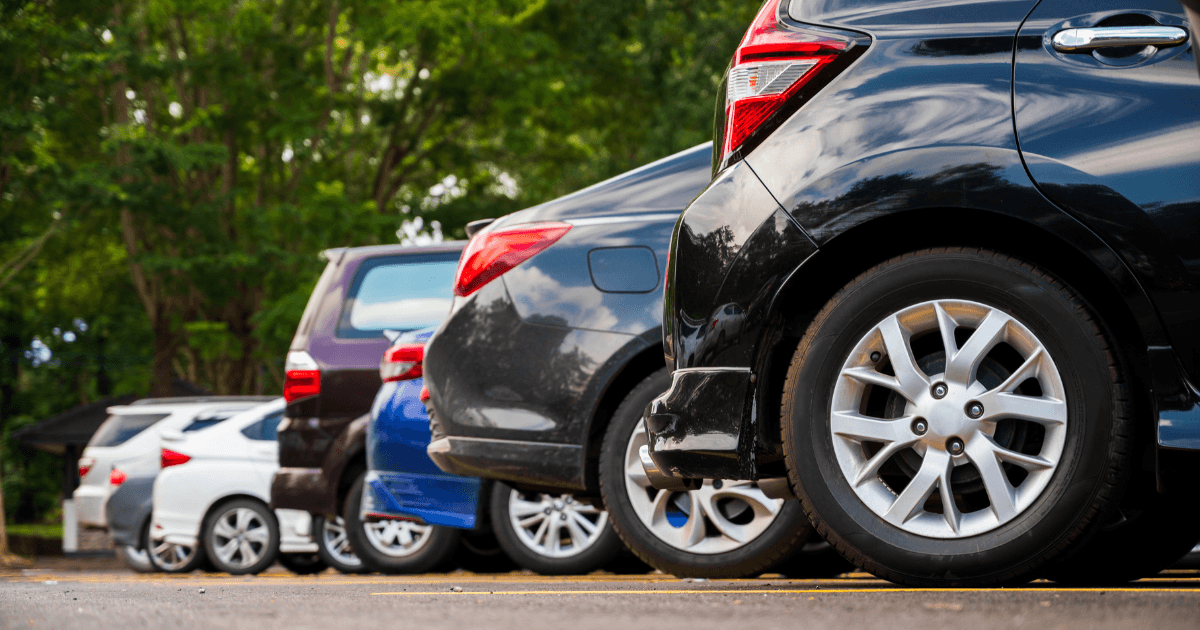 Image of parked cars