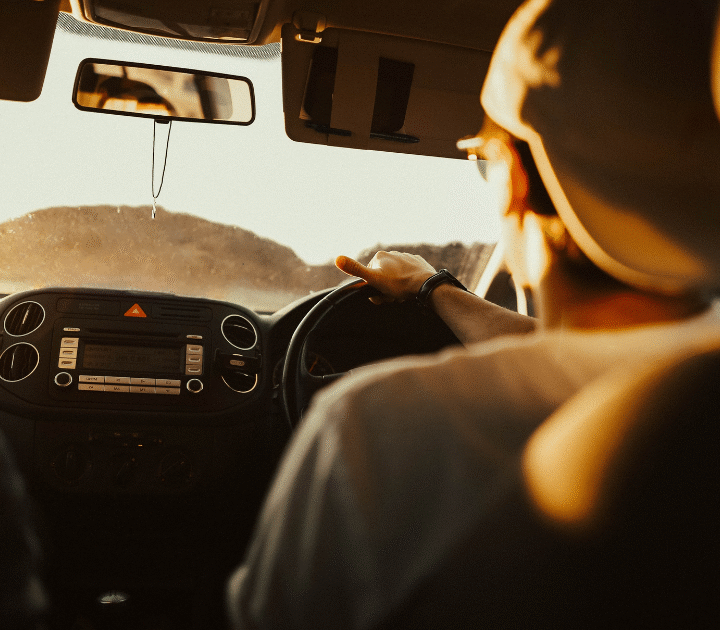 driving in sunny conditions