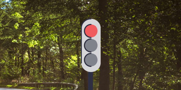red traffic light