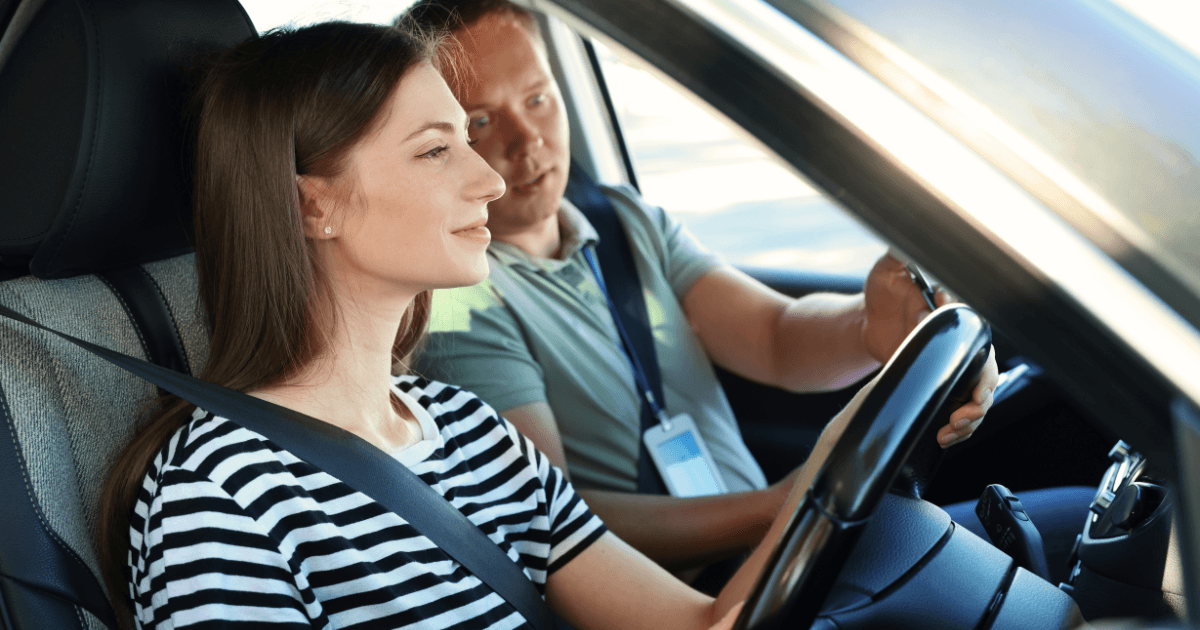 learner driver with instructor